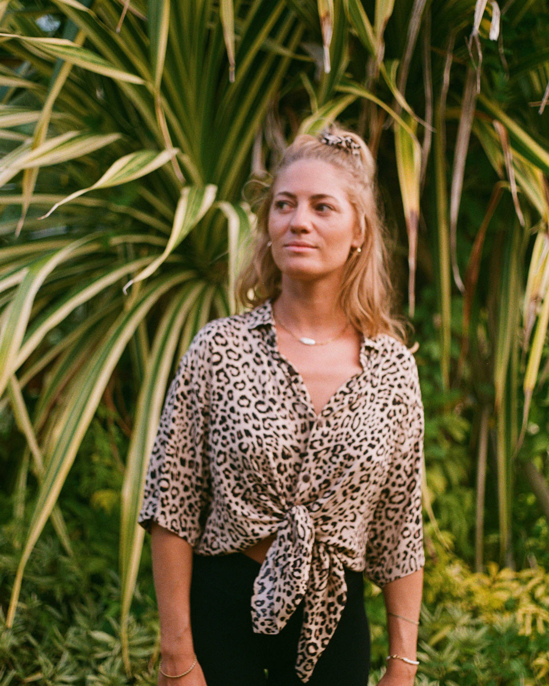 chemise peau guépard kacang