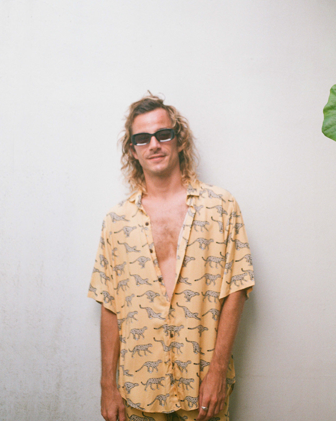 chemise guépards léopards moutarde kacang @salty.vision salty vision