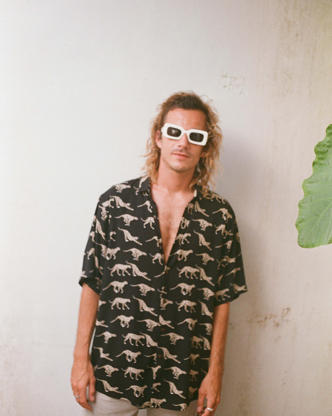 chemise guépards léopards noir kacang @salty.vision salty vision