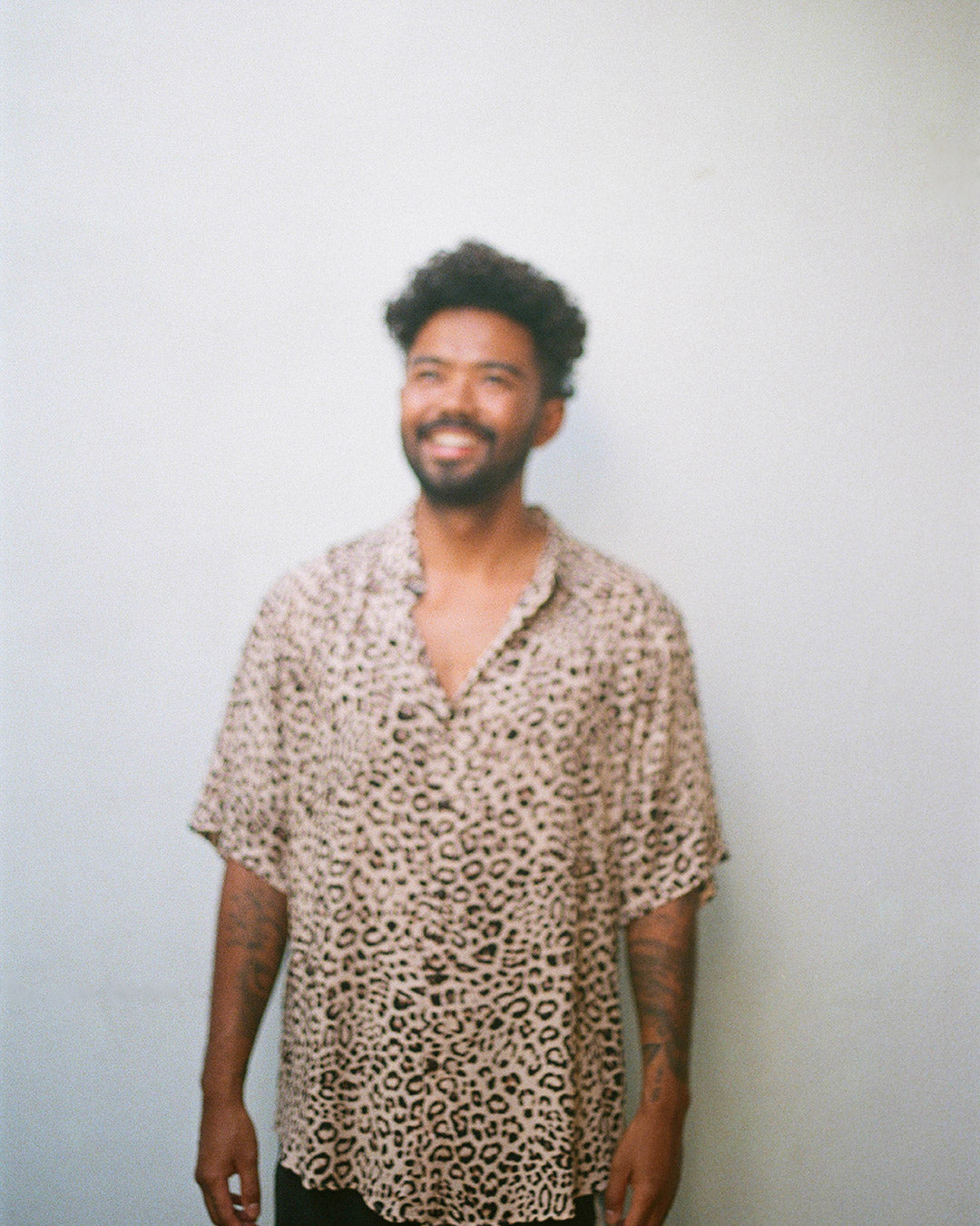 chemise peau guépard kacang
