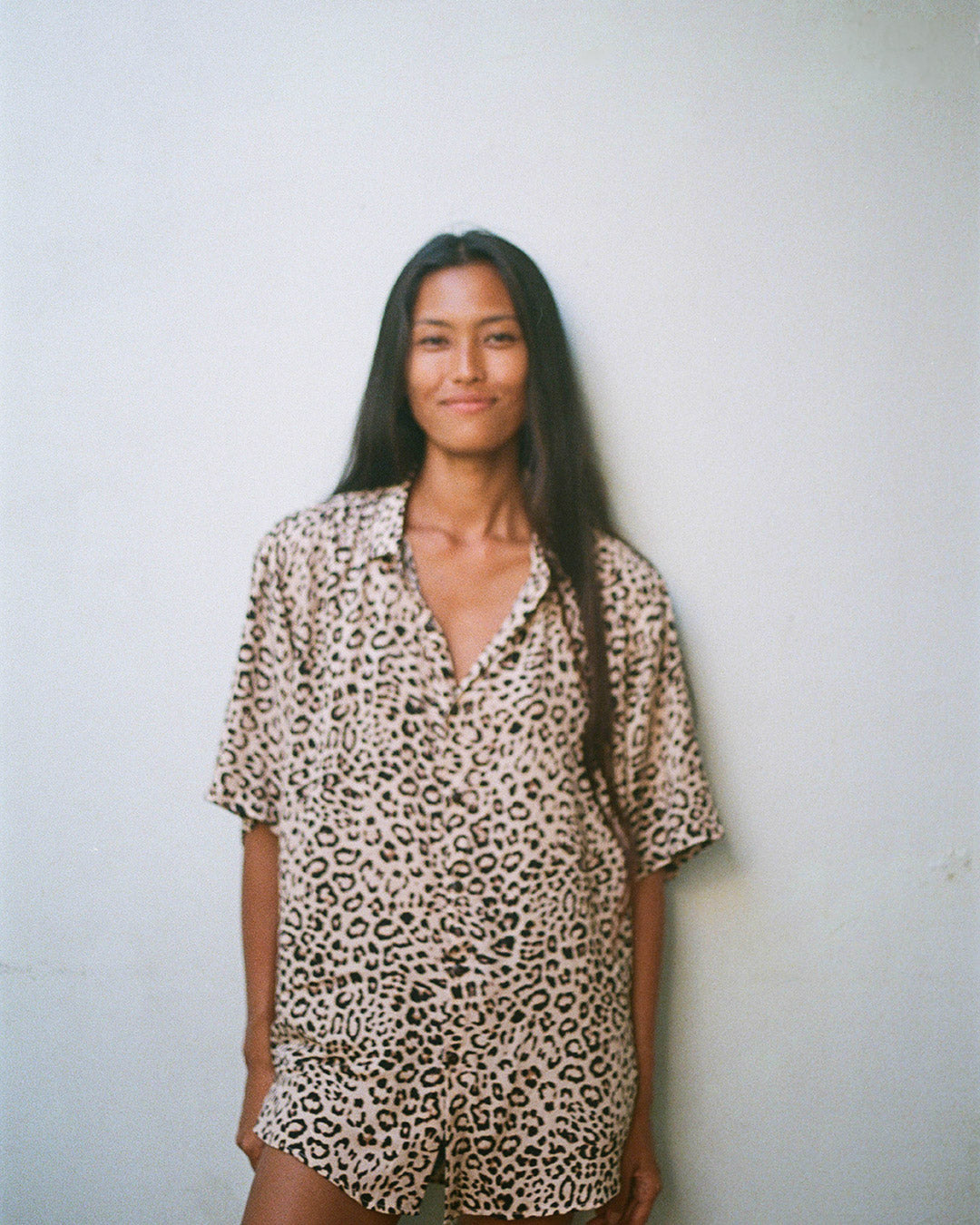 chemise peau guépard kacang