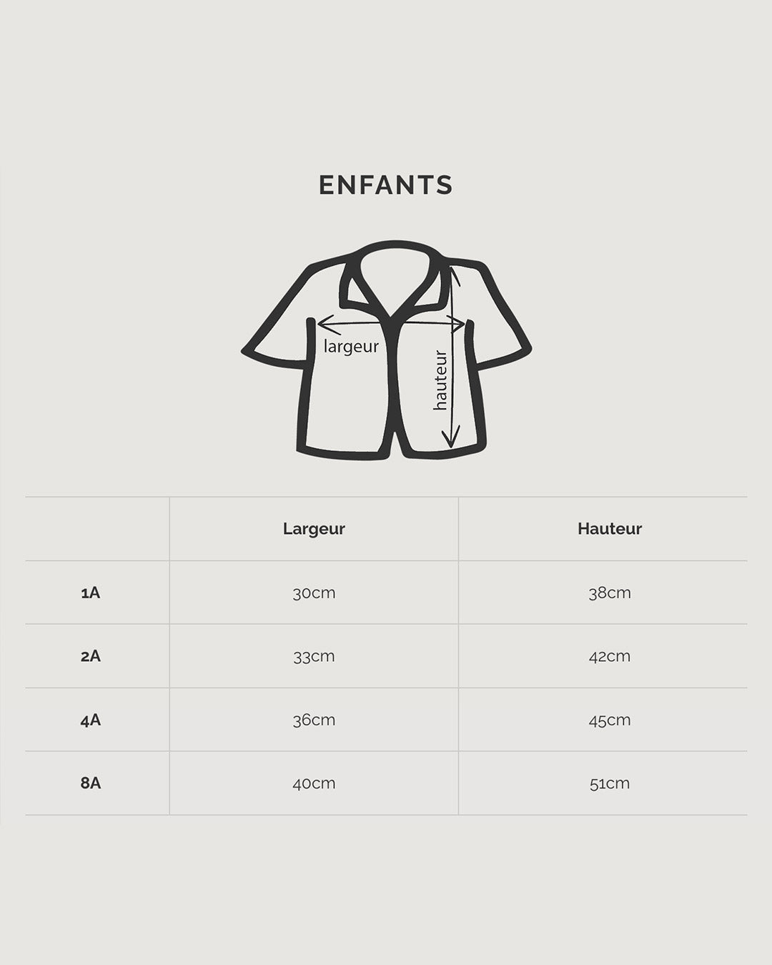 Chemise enfant