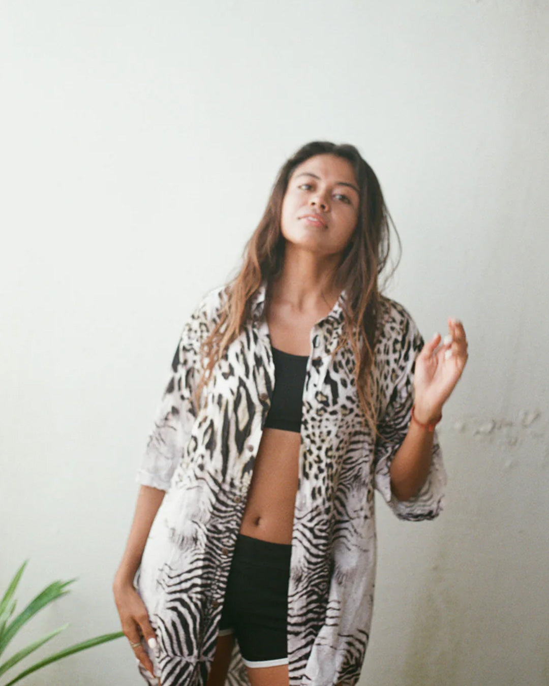 Unisex zebra leopard skin shirt