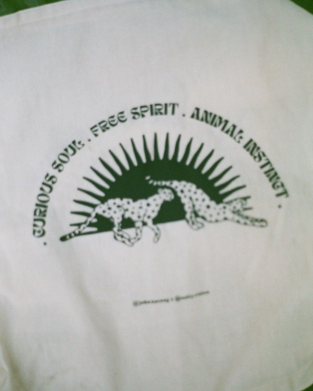 Curious Cheetahs Tote Bag x @salty.vision