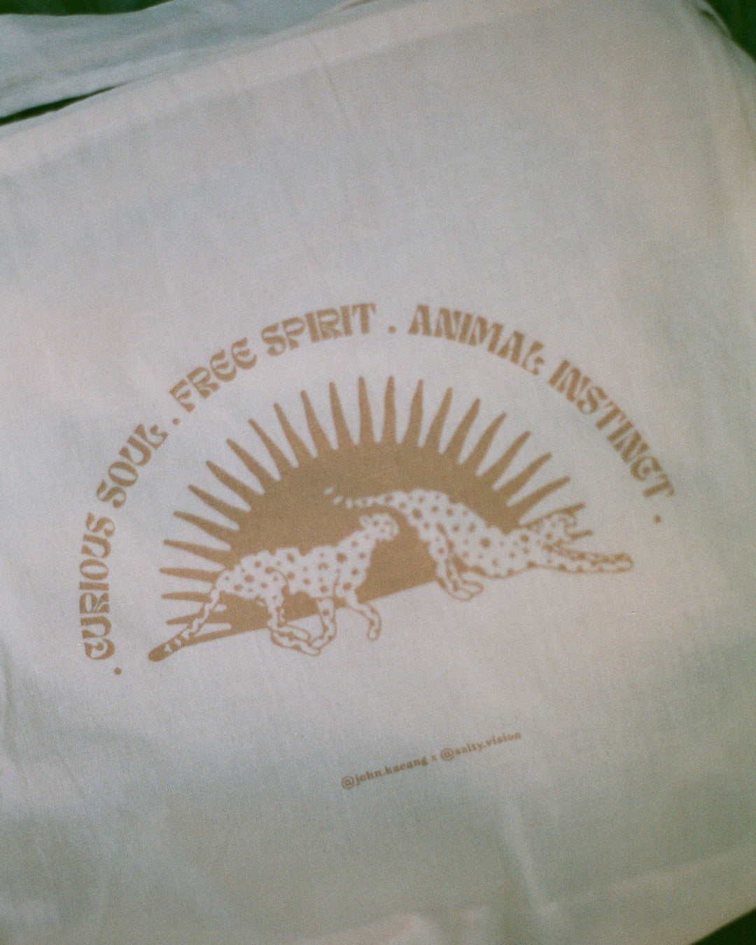 Curious Cheetahs Tote Bag x @salty.vision