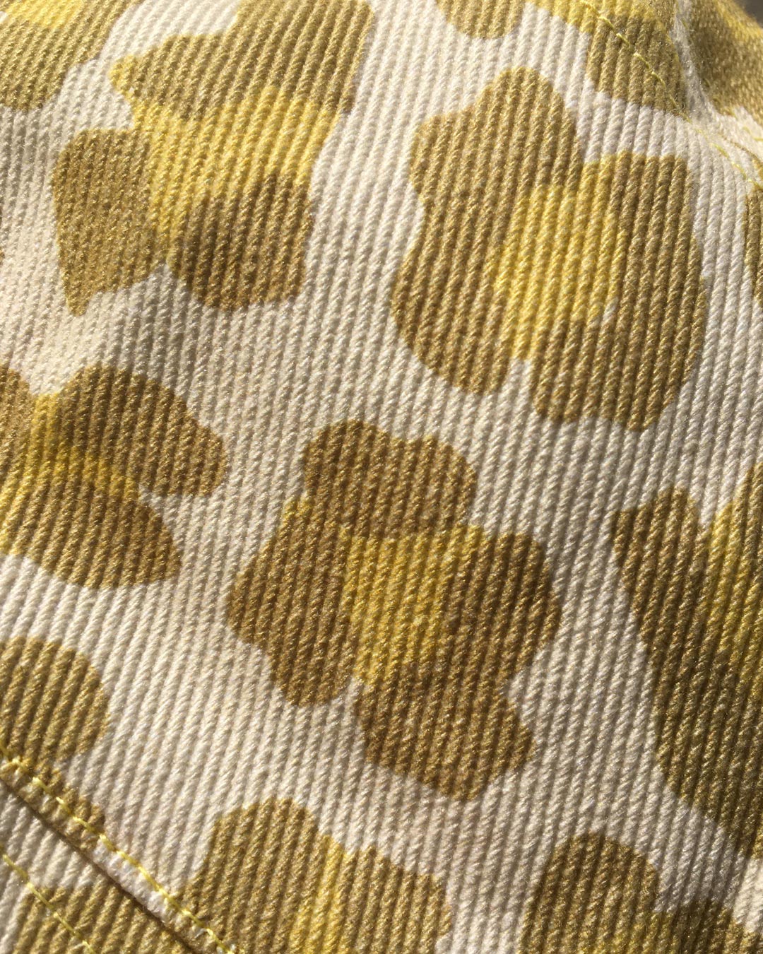 Leopard skin floral reversible rave bob