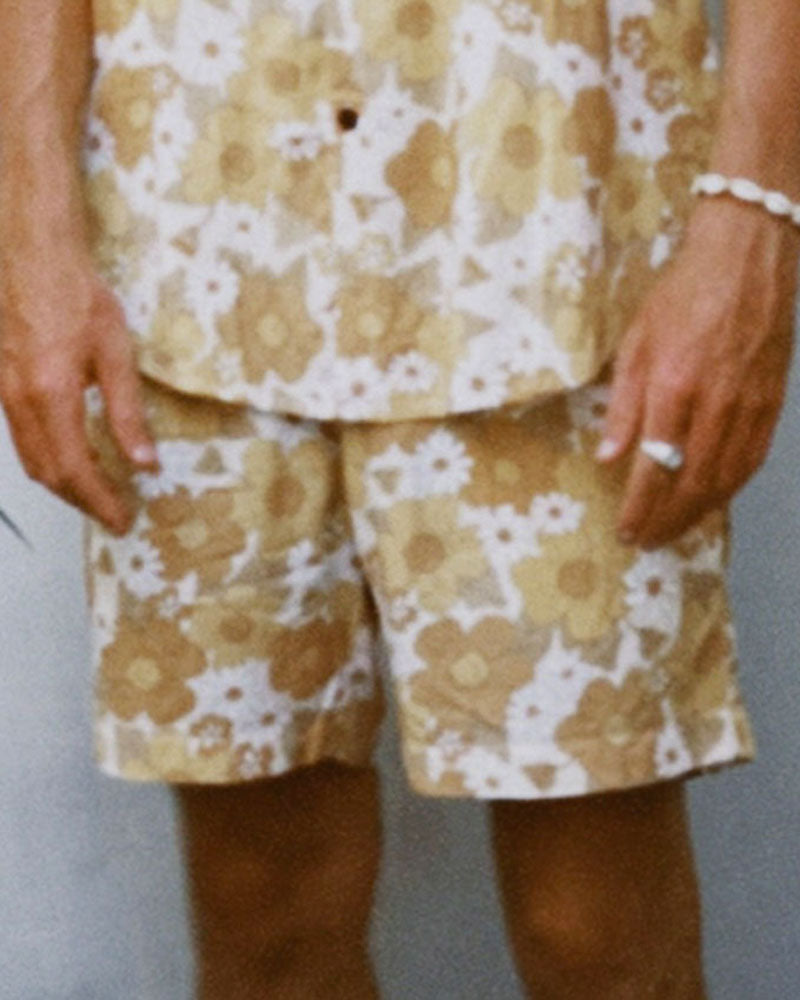 short floral vintage hippie 70s kacang
