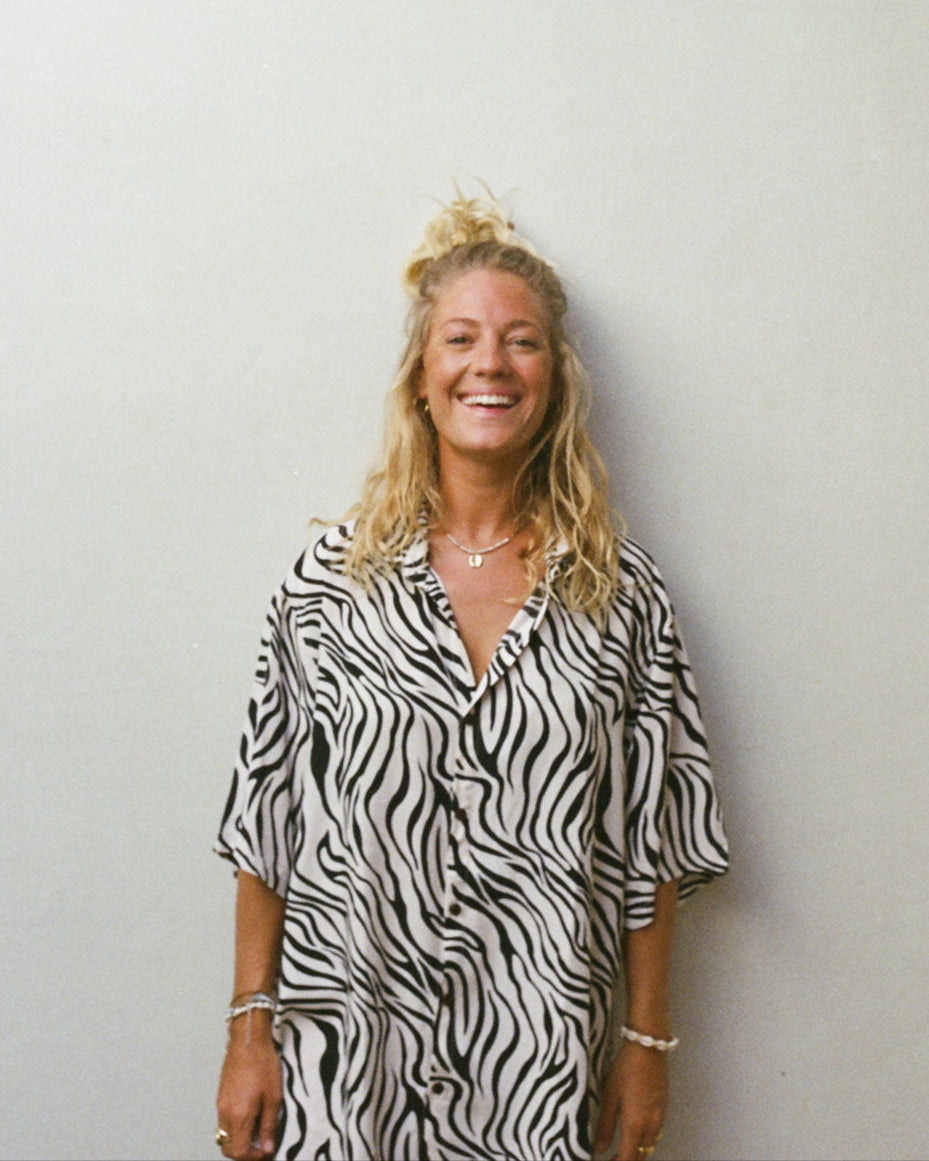 chemise kacang peau de zèbre mixte