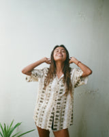 Chemise Tie & Dye serpent mixte kacang