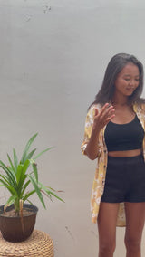 Chemise floral mixte