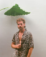 chemise sauvage imprimé lion léopard cougar kacang