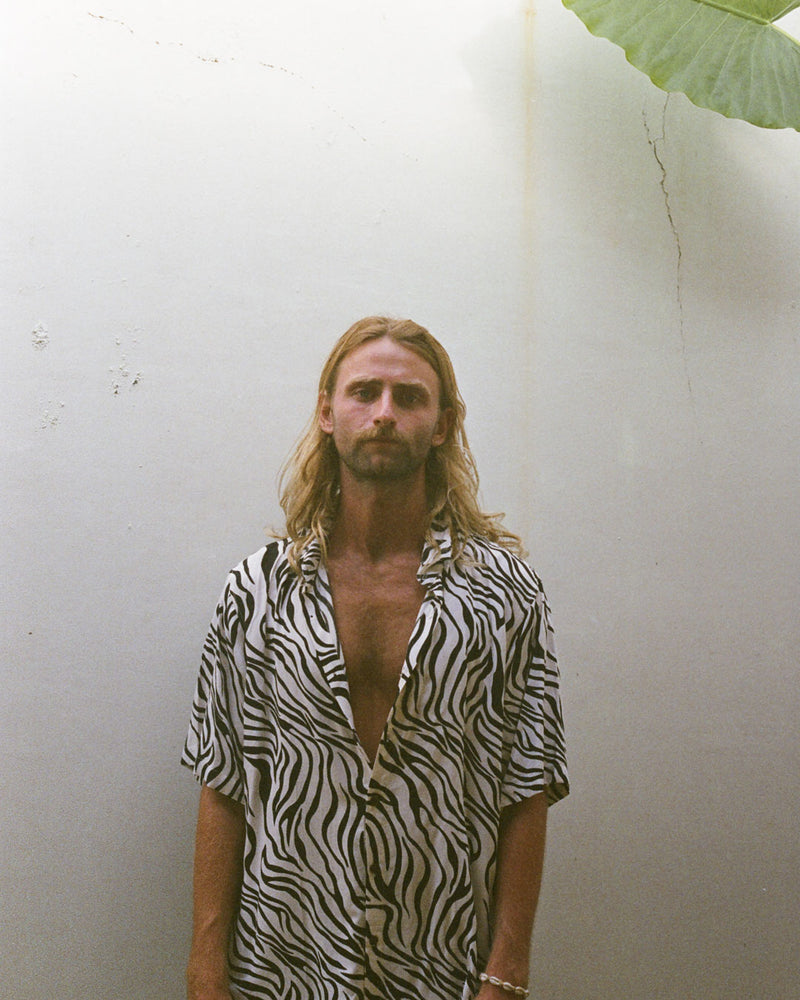 chemise kacang peau de zèbre mixte